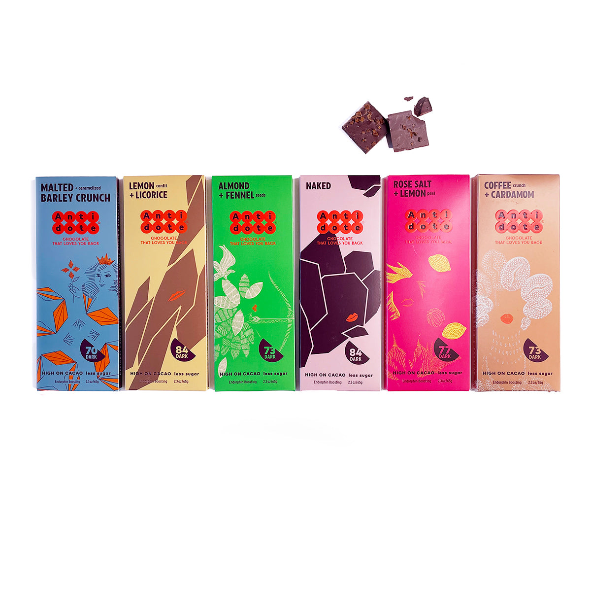 ANTIDOTE dark chocolate 6-Pack