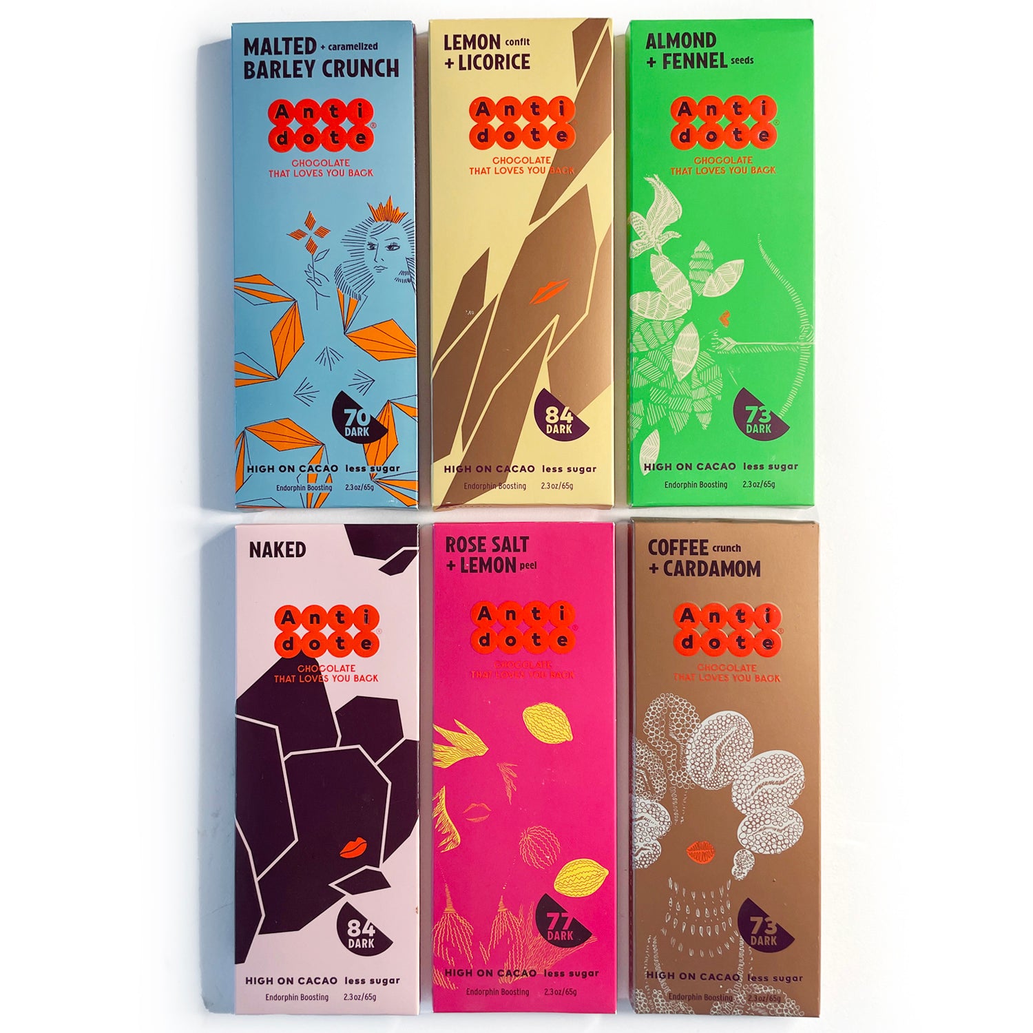 ANTIDOTE dark chocolate 6-Pack