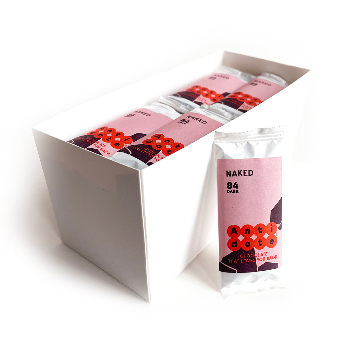 голый бокс Box of 36 MINI bars: Naked 84%
