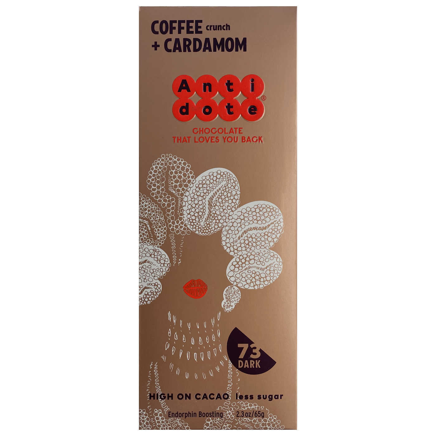 Antidote Chocolate KAKIA: COFFEE + CARDAMOM 73%