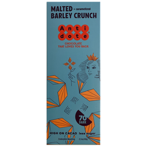 Antidote Chocolate QUEEN B: MALTED BARLEY CRUNCH 70%