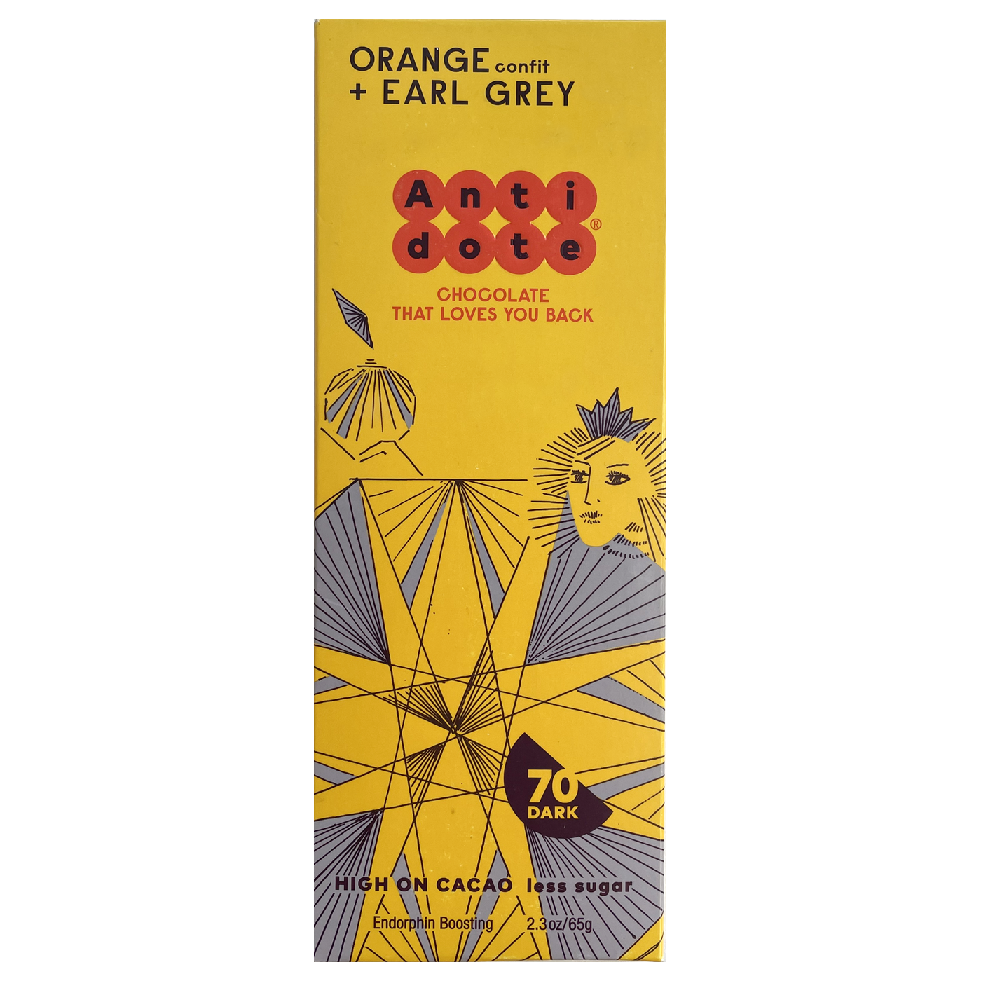 Antidote Chocolate QUEEN O: ORANGE & EARL GREY 70%