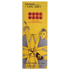 Antidote Chocolate QUEEN O: ORANGE & EARL GREY 70%