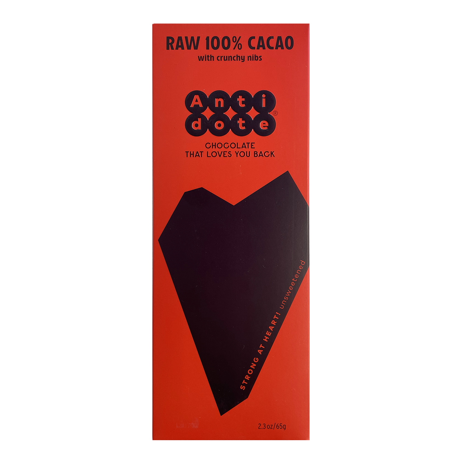 Antidote Chocolate TONA: RAW 100% CACAO + NIBS