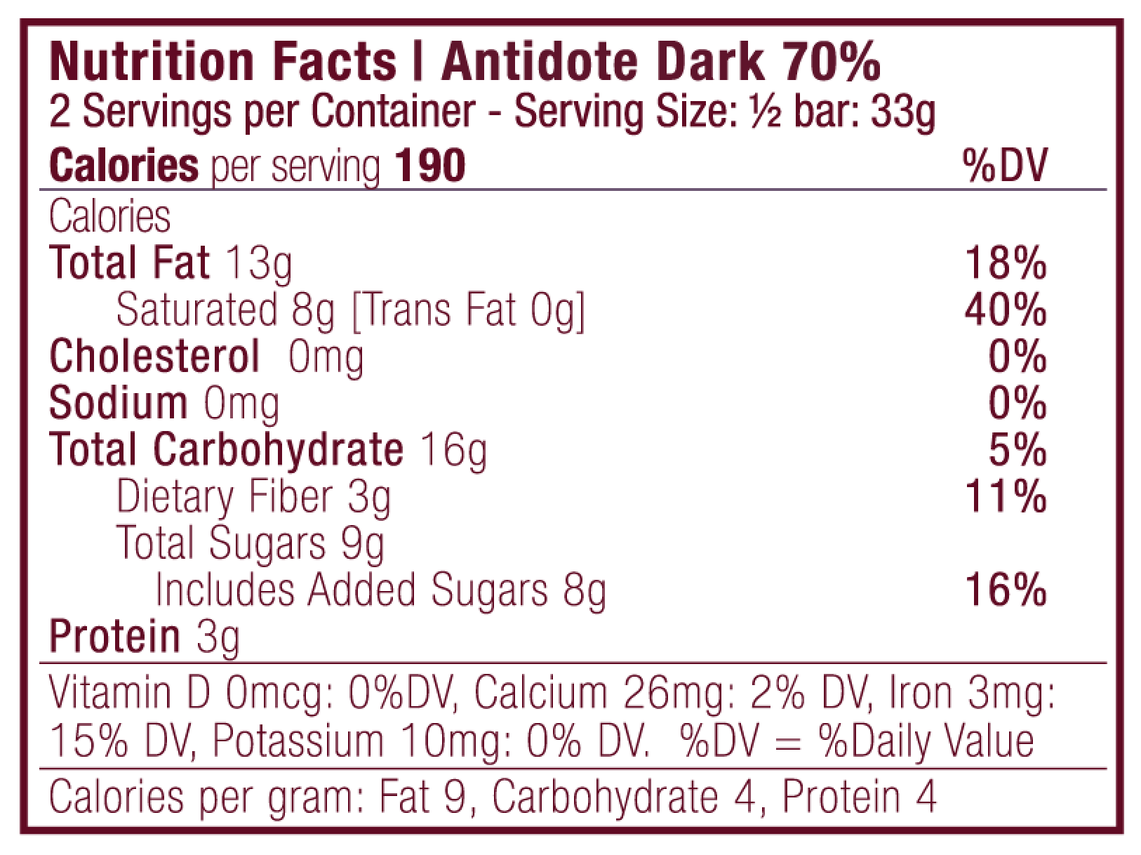 Antidote Chocolate BOX OF 12 QUEEN O: ORANGE & EARL GREY