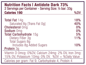 Antidote Chocolate HYBRIS: MANGO + JUNIPER 73%